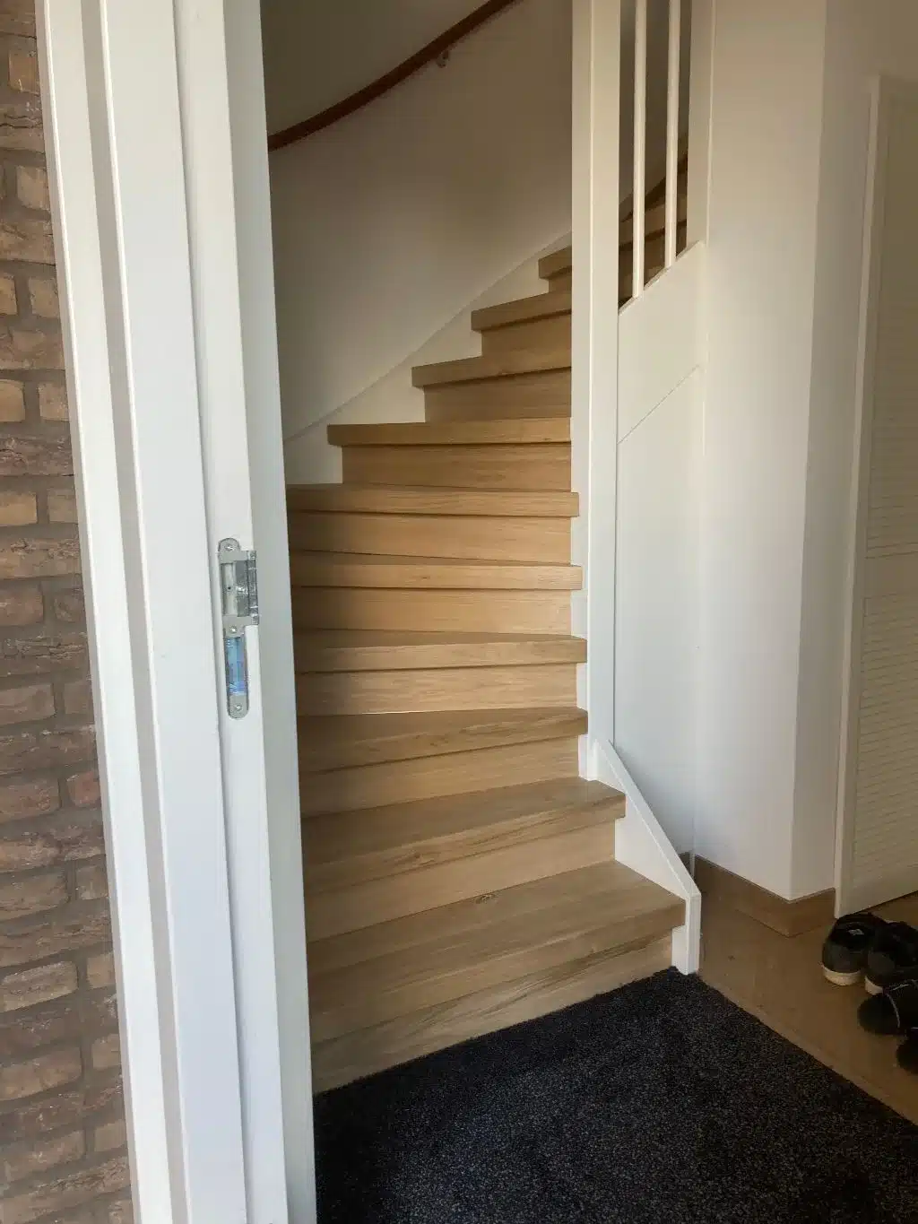 Voorbeeld van een traprenovatie